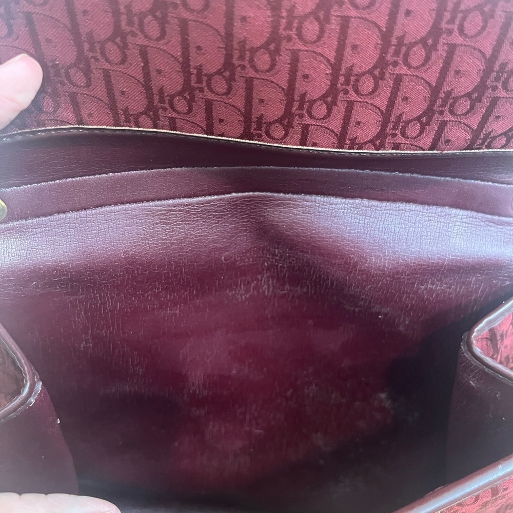 Authentic monogram vintage Christian Dior crossbody bag - Picture 10 of 14